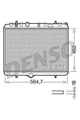 Denso Radiator DRM21055 [PM401235]