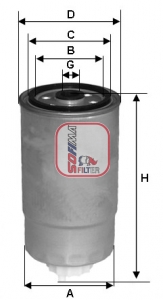 Sofima Fuel Filter S4384NR [PM381045]