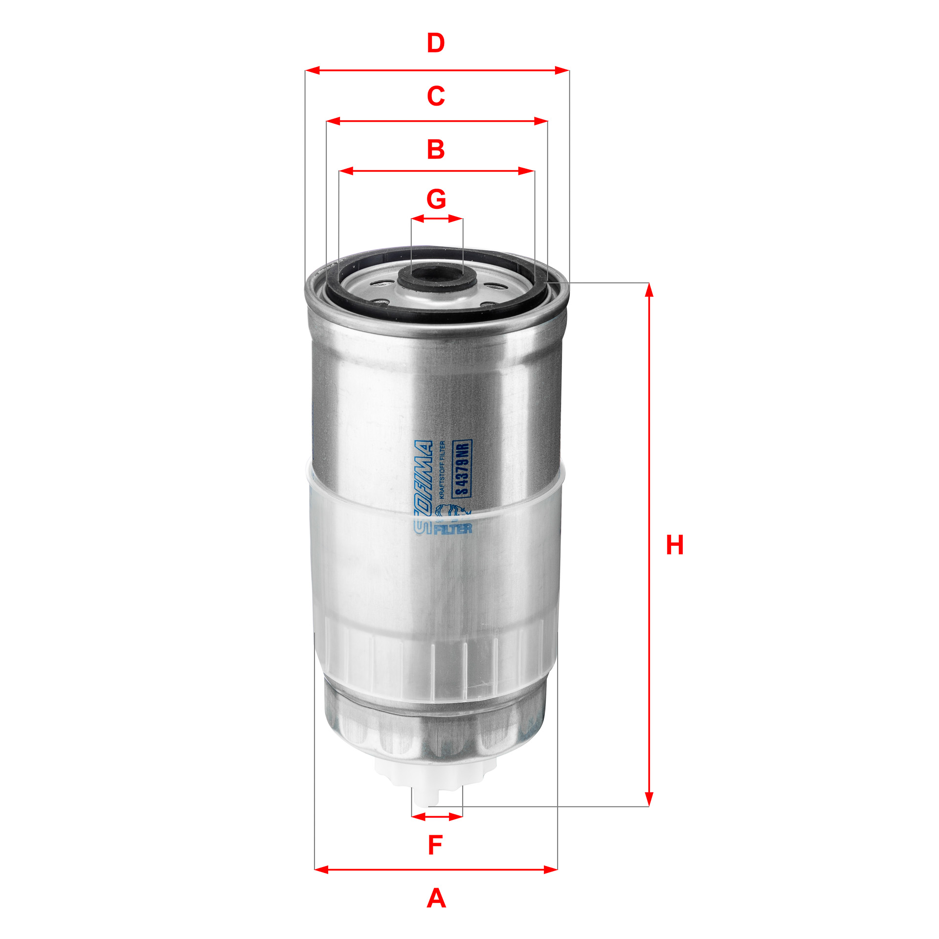Sofima Fuel Filter S4326NR [PM381017]