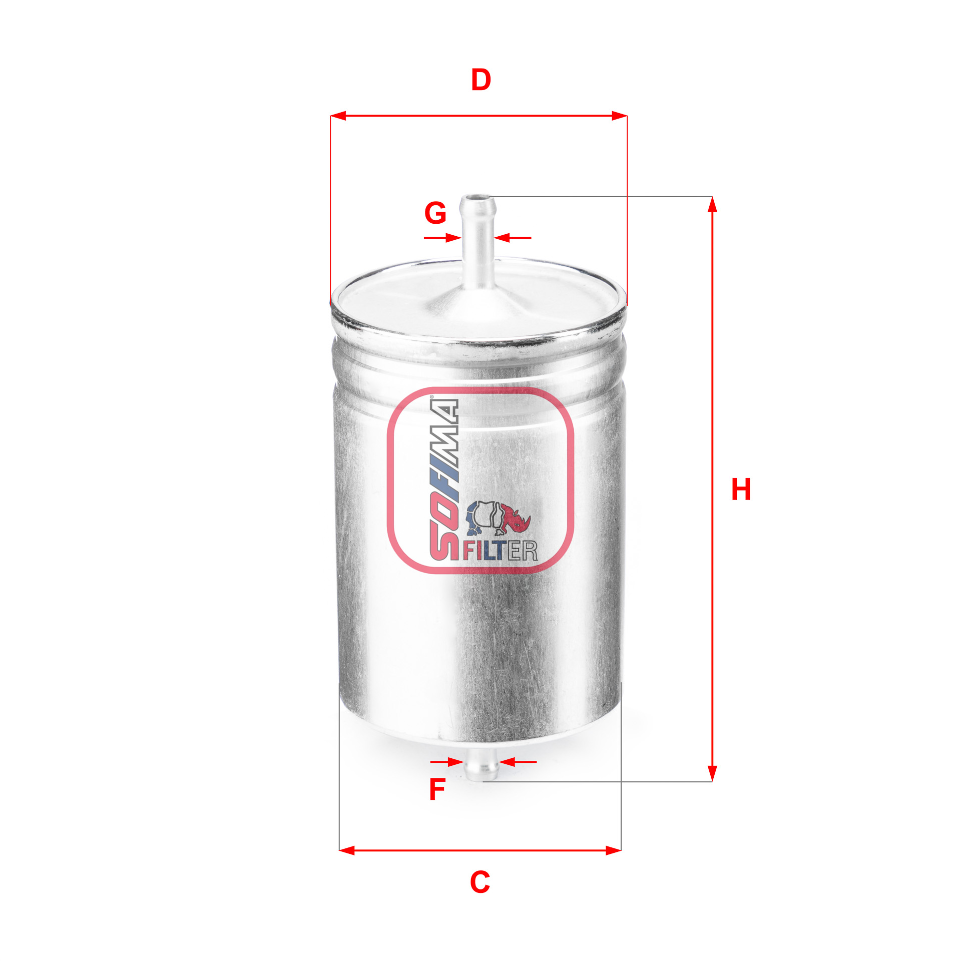 Sofima Fuel Filter S1583B [PM380991]