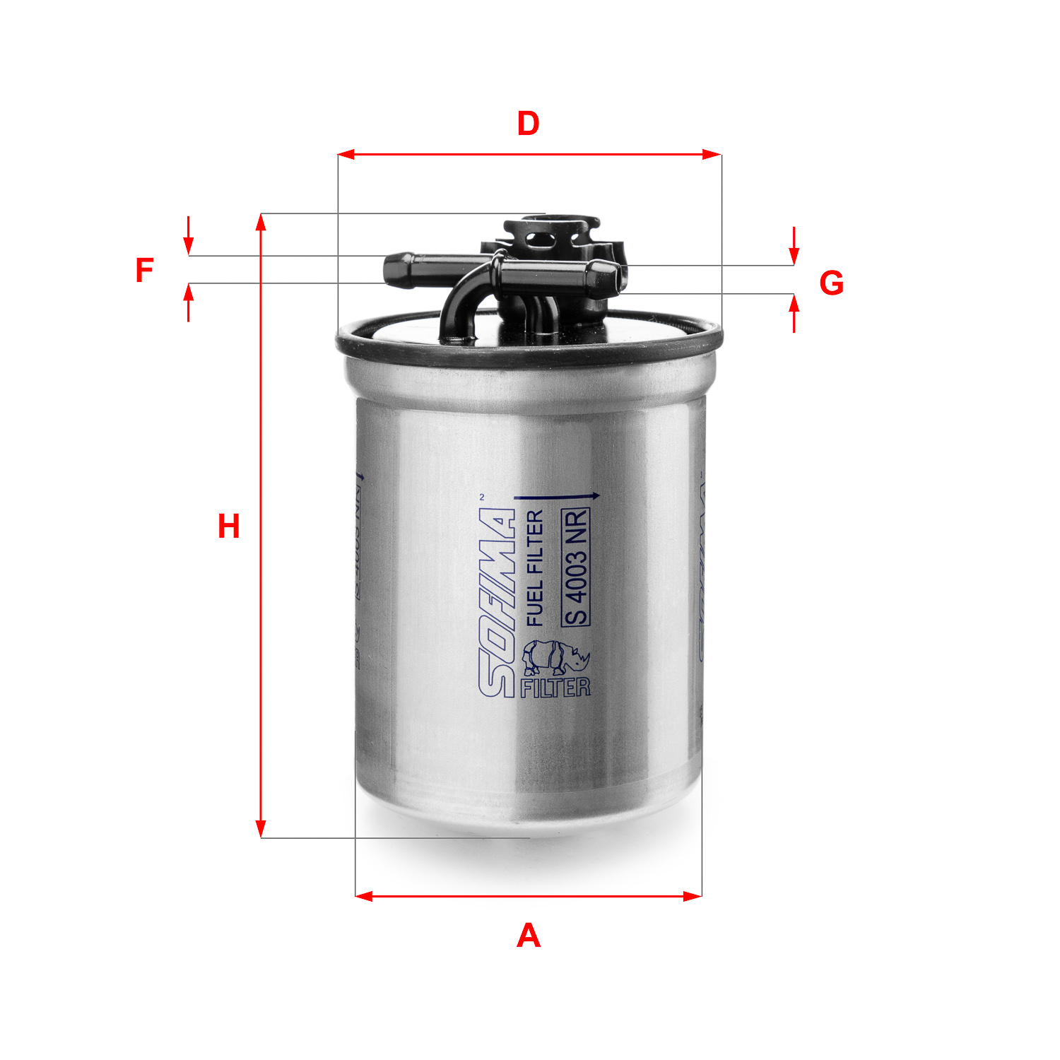 Sofima Fuel Filter S4003NR [PM380794]