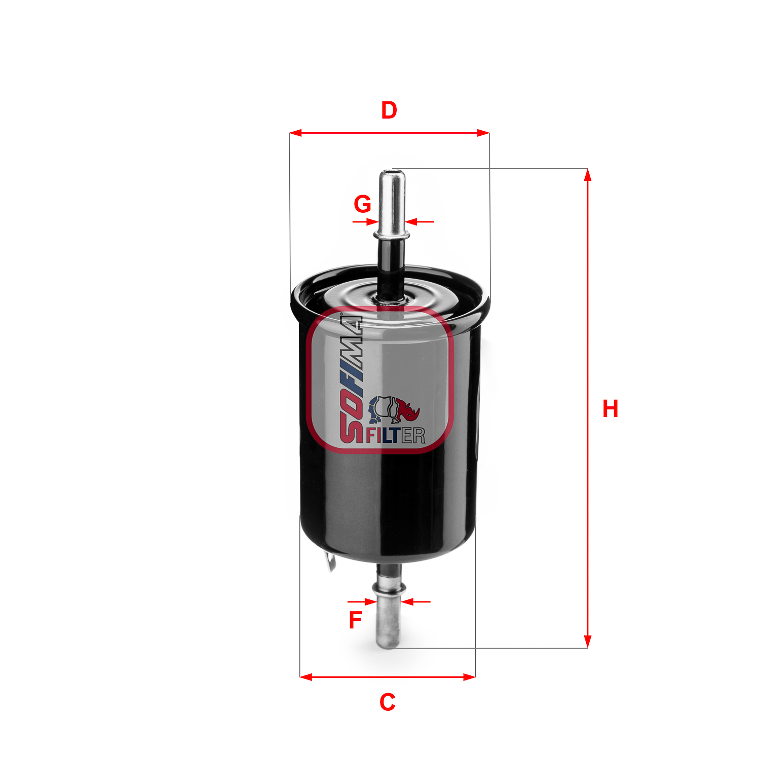 Sofima Fuel Filter S1843B [PM380378]
