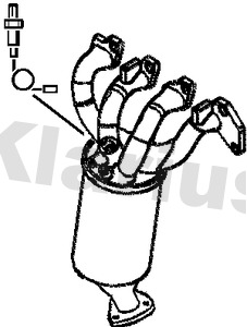 Klarius Catalytic Converter Type Approved 321594 [PM330604]