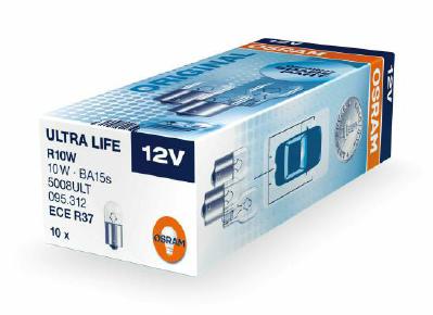 Osram 5008ULT Ultralife 12v 10w Trade Pk