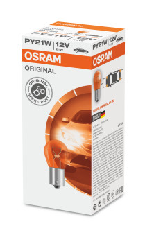 Osram 7507 (U10)12v 21w Bau15s Amber Trade Pk