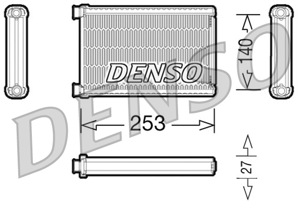 Denso Heater Matrix DRR05005 [PM129333]