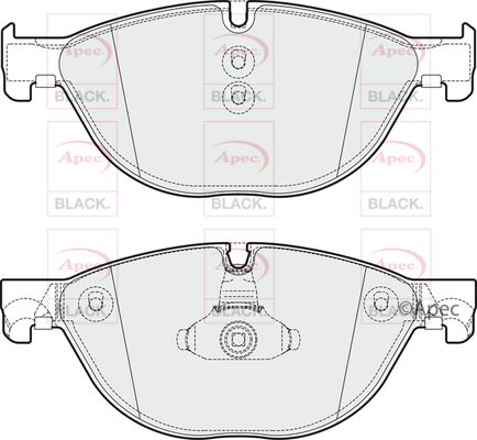 Apec Black PAD1739B