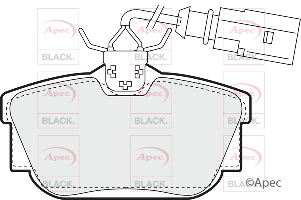 Apec Black PAD1158B