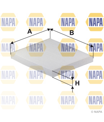 NAPA Pollen / Cabin Filter NFC4327 [PM2370649]