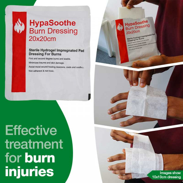 Safety First Aid D8161 Hypasoothe Burn Dressing 20x20cm