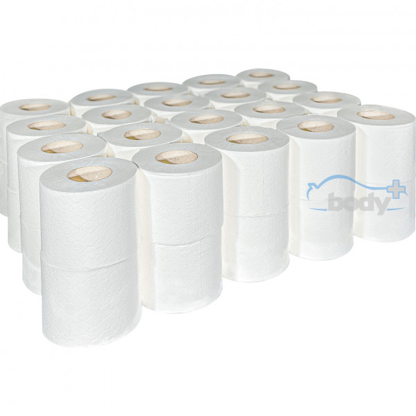 Body PLus BDP00102 White Toilet Rolls 2ply 320 Sheets 92mm X 105mm Pack 40