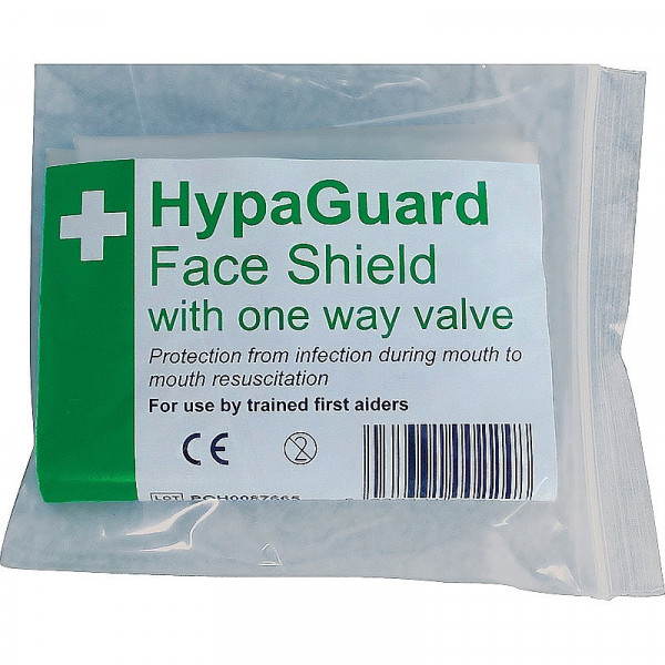 Safety First Aid A501PK20 Hypaguard Resuscitation Face Shield Pk20