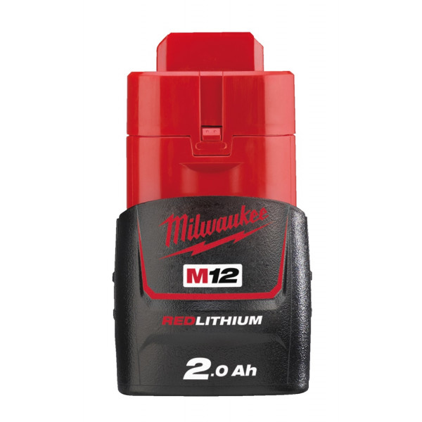 Milwaukee 4932430064 M12 2.0ah Redlithiumion Battery