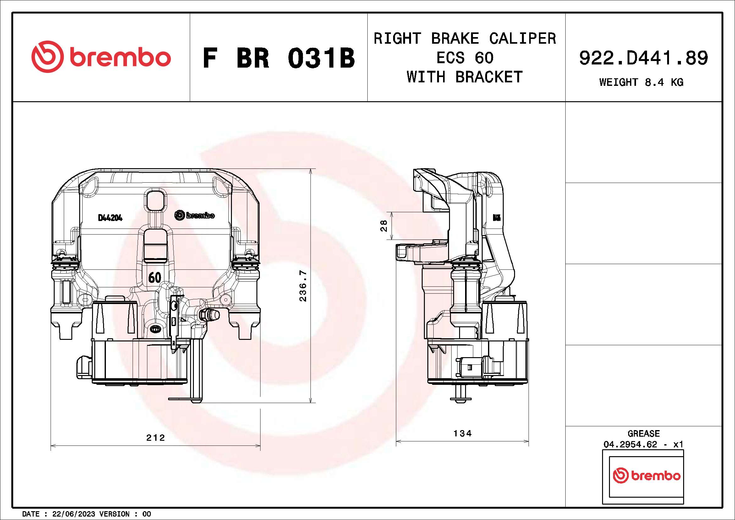 Brembo FBR031B