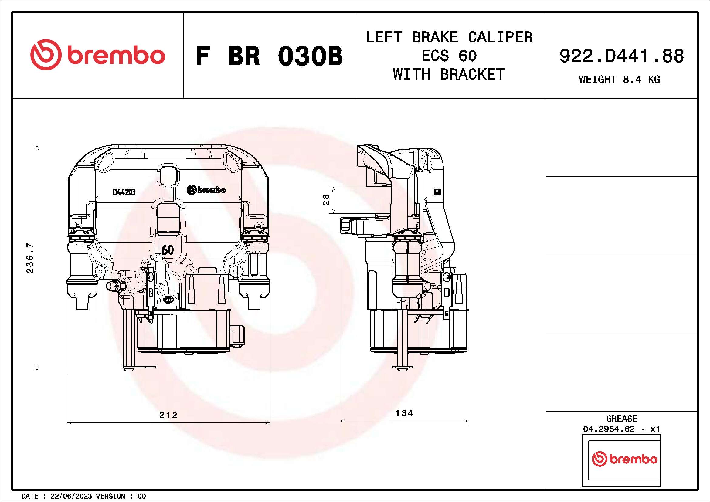 Brembo FBR030B