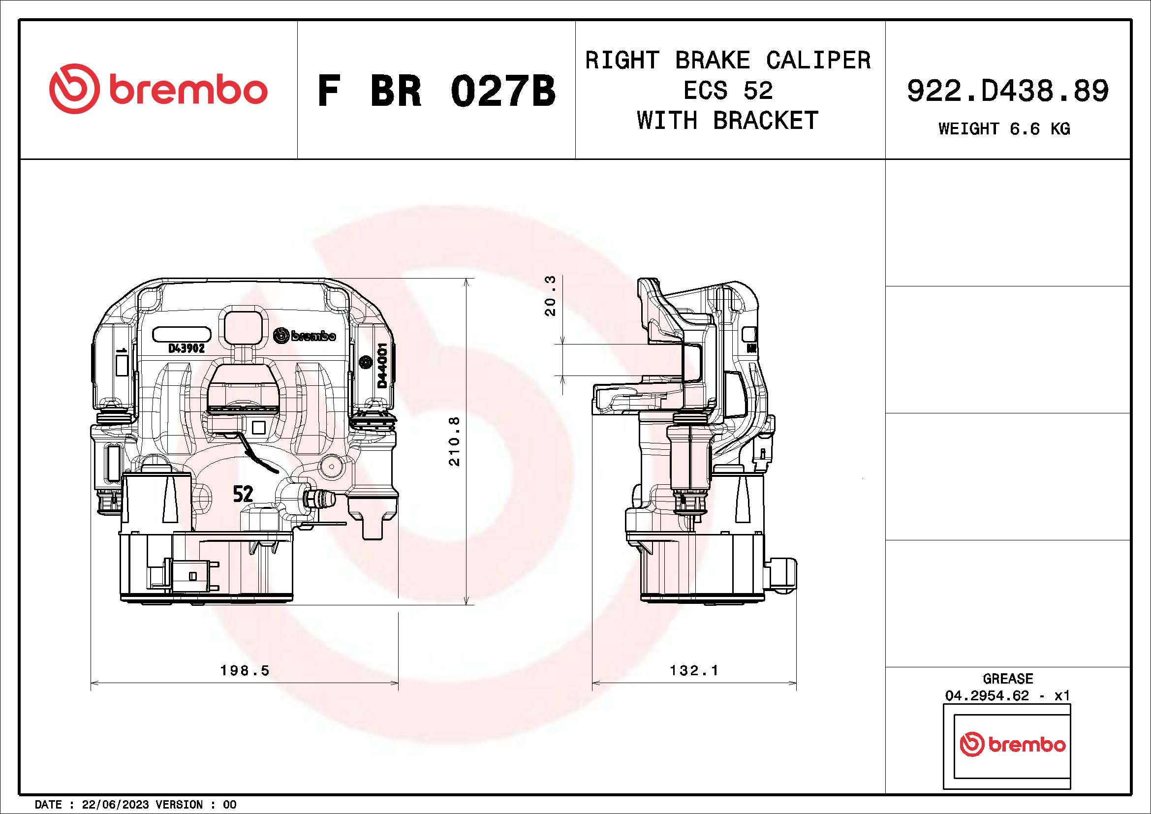 Brembo FBR027B