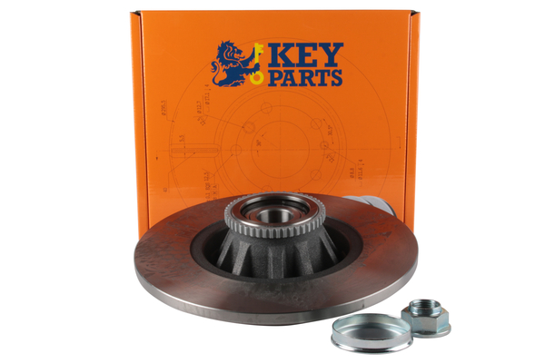 Key Parts 2x Brake Discs Pair Solid Rear KBD5813S [PM1884315]