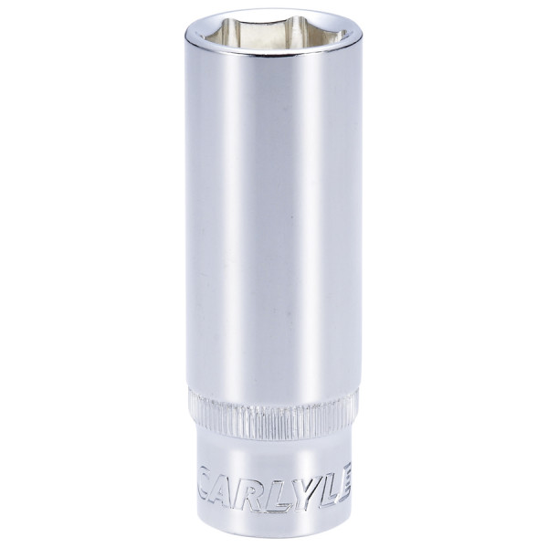 Carlyle SD12019M 1/2dr 19mm 6pt Deep Chrome Socket