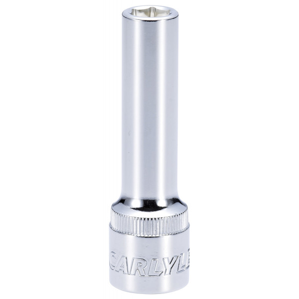 Carlyle SD12010M 1/2dr 10mm 6pt Deep Chrome Socket