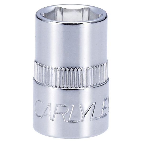 Carlyle S38012M 3/8dr 12mm 6pt Chrome Socket