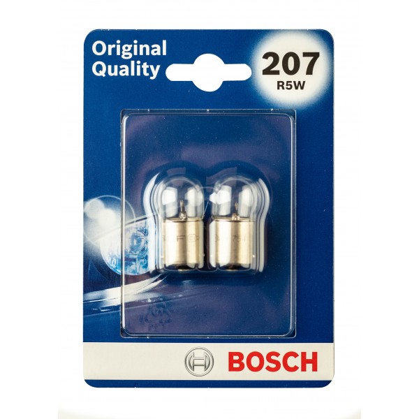 Bosch 1987301612 Orig Qlty 207 R5w 12v 5w Ba15s (X2)