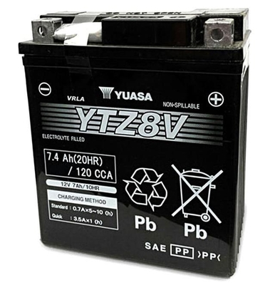 Yuasa YTZ8V AGM Motorcycle Battery