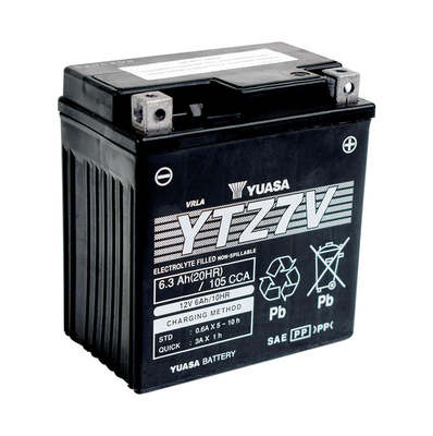 Yuasa YTZ7V AGM Motorcycle Battery