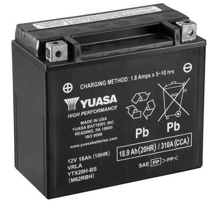 Yuasa YTX20H-BS AGM Motorcycle Battery