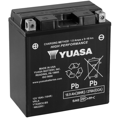 Yuasa YTX20CH-BS Motorcycle Battery