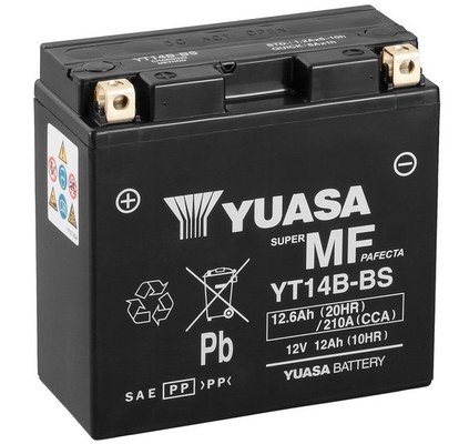 Yuasa YT14B-BS AGM Motorcycle Battery