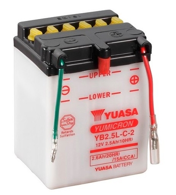 Yuasa YB2.5L-C-2 Motorcycle Battery