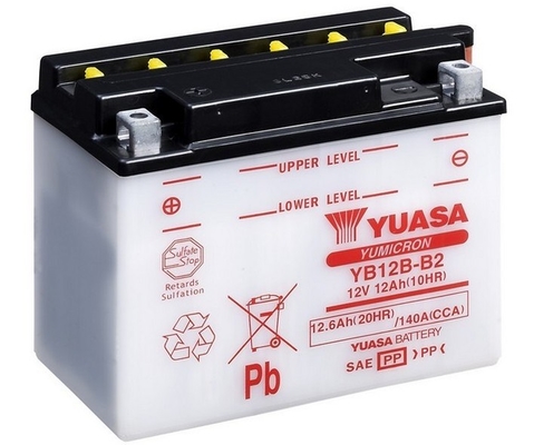 Yuasa YB12B-B2 Motorcycle Battery