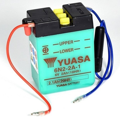 Yuasa 6N2-2A-1 6V Motorcycle Battery