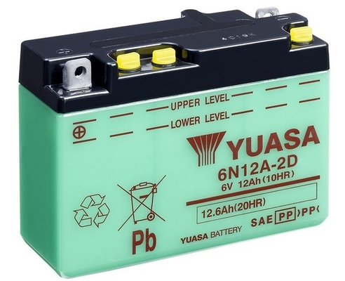 Yuasa 6N12A-2D 6V Motorcycle Battery