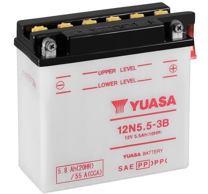 Yuasa 12N5.5-3B Motorcycle Battery