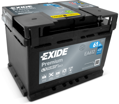 Exide EA612 Car Battery