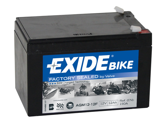Exide AGM12-12F AGM Motorcycle Battery