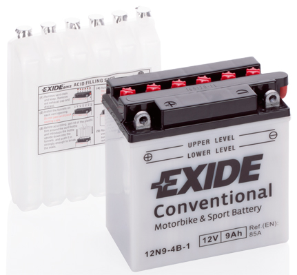 Exide 12N9-4B-1 Motorcycle Battery