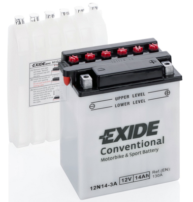 Exide 12N14-3A Motorcycle Battery