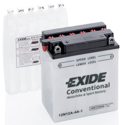 Exide 12N12A-4A-1 Motorcycle Battery