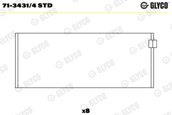 Glyco 71-3431/4 STD