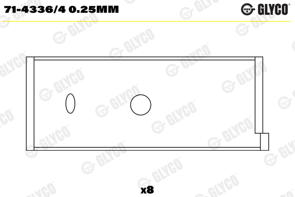 Glyco 71-4336/4 0.25MM