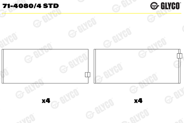 Glyco 71-4080/4 STD