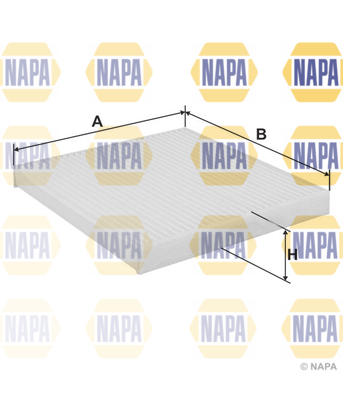 NAPA Pollen / Cabin Filter NFC4325 [PM2426423]