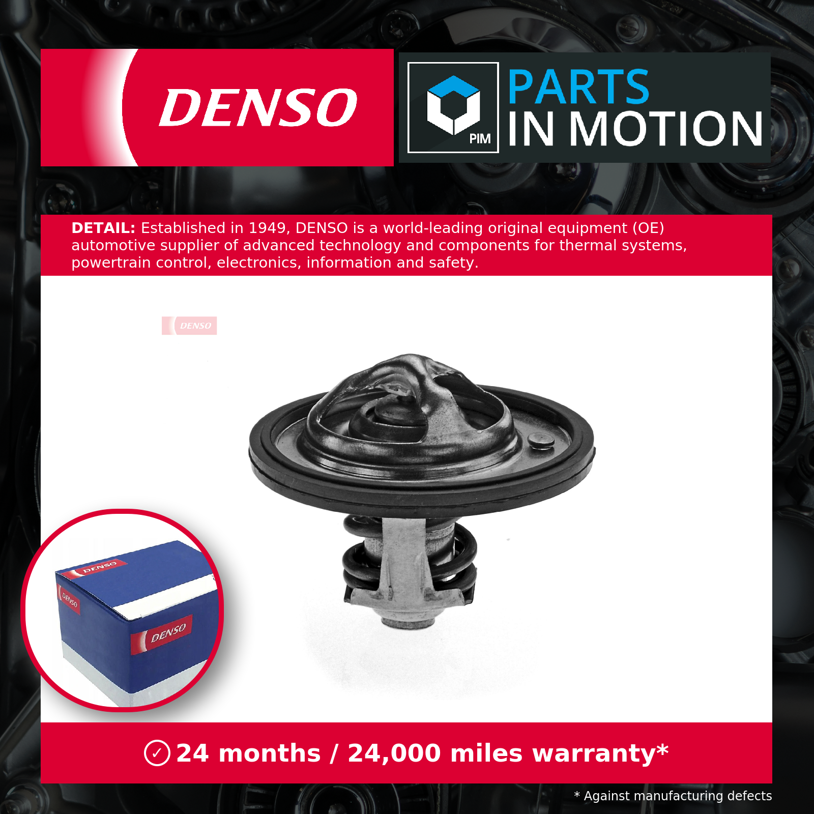 Denso Coolant Thermostat DTM82513 [PM2420210]
