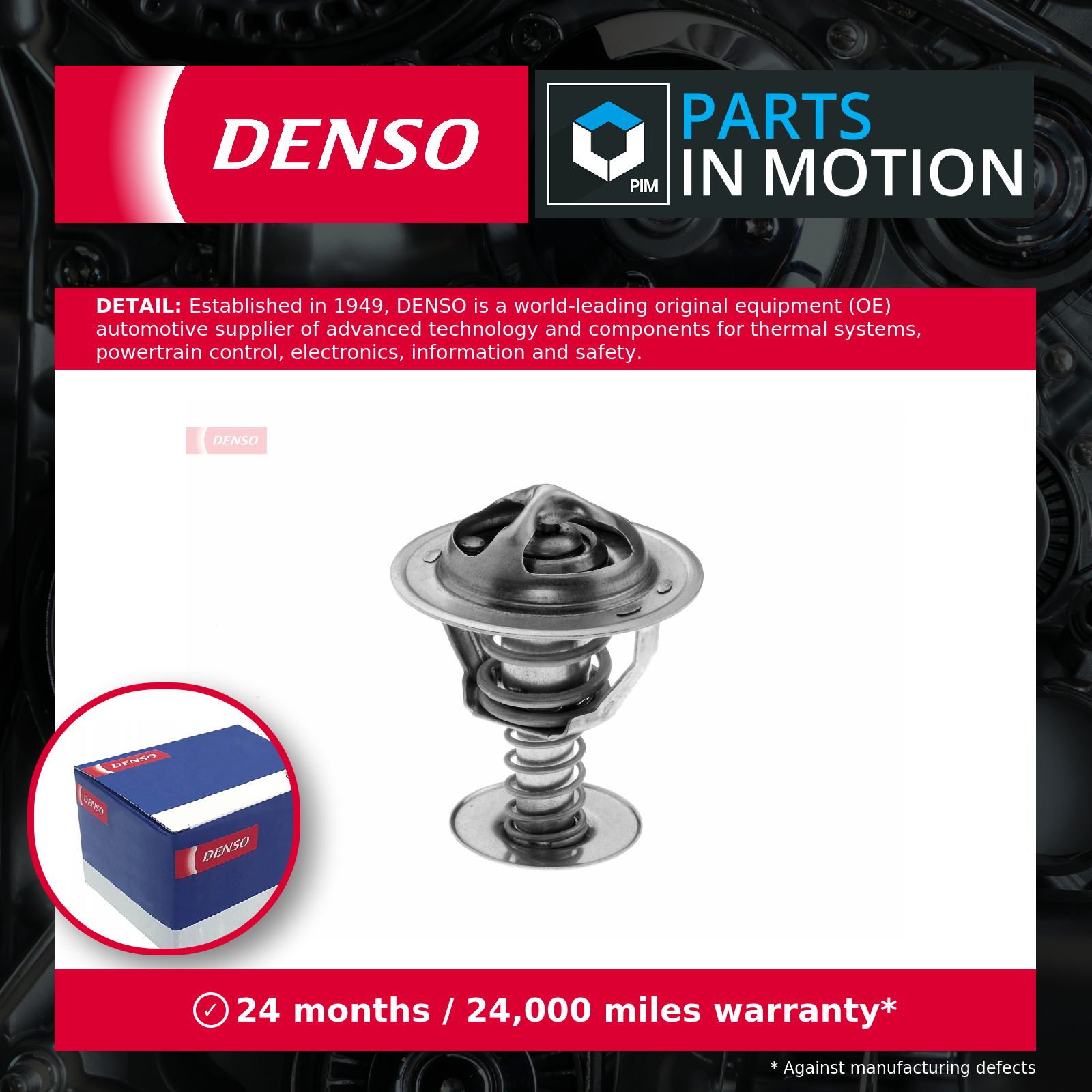 Denso Coolant Thermostat DTM79412 [PM2420161]