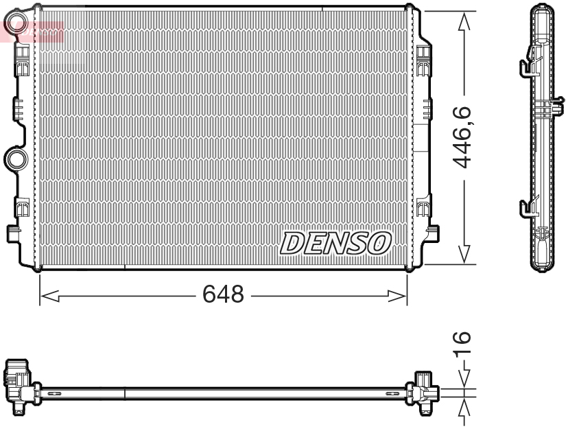 Denso DRM02050 Radiator