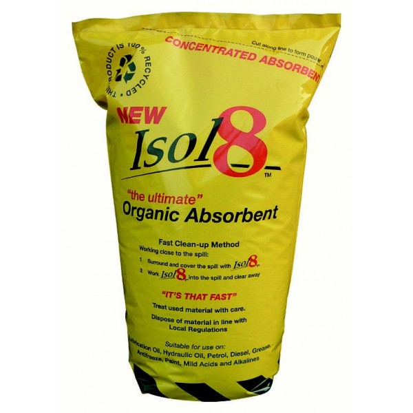 Isol8 ISOL8 Organic Absorbent Spill Granule 10 Litre