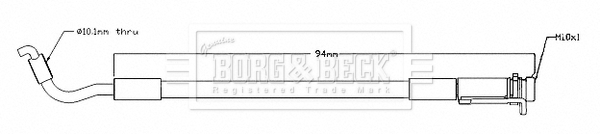 Borg & Beck BBH8679 Brake Hose