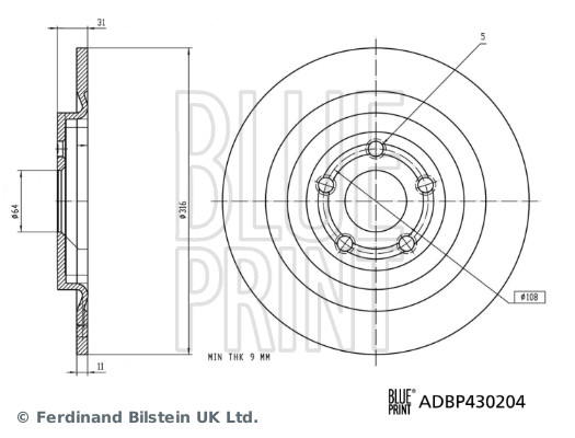 Blue Print ADBP430204